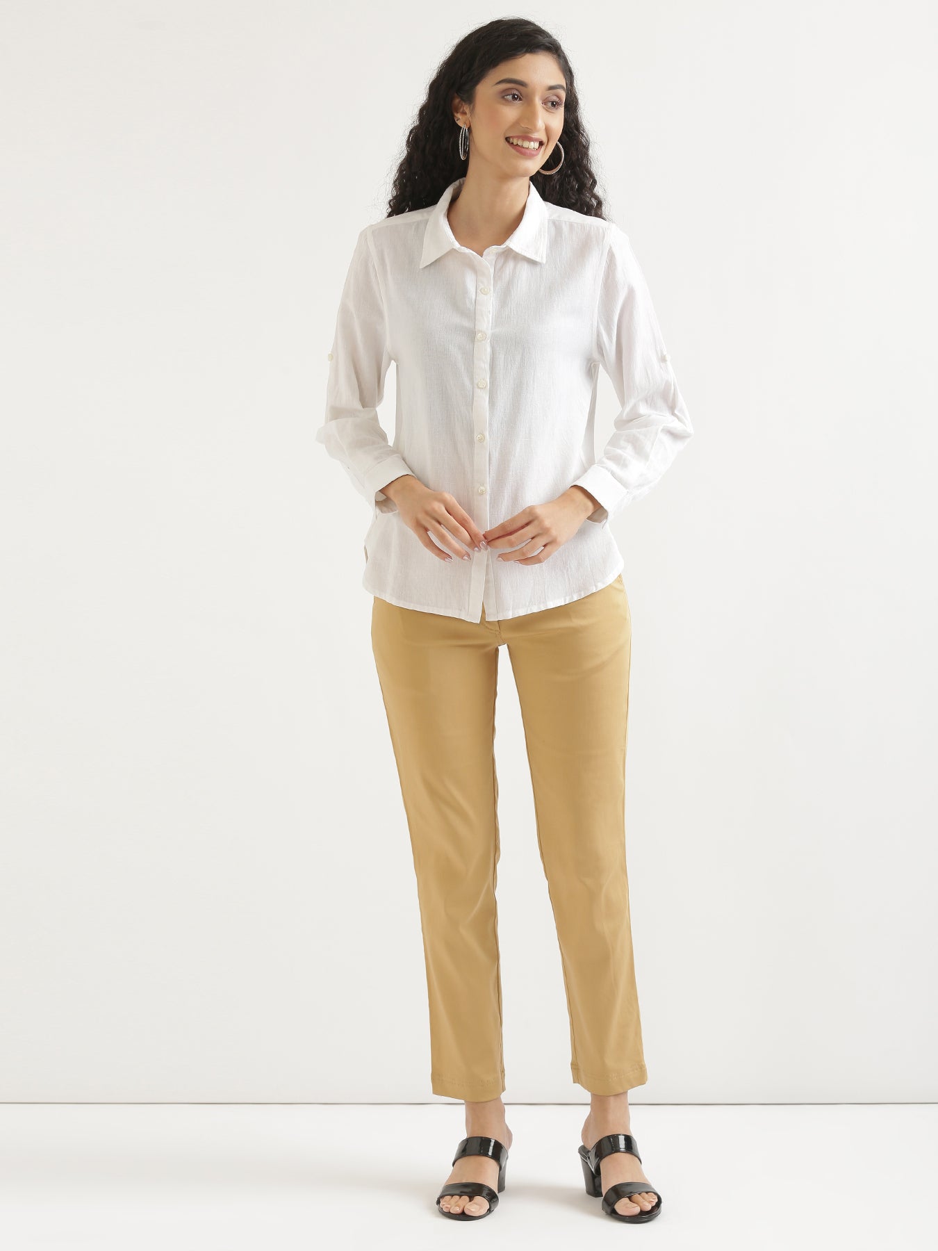Pin by My Way on C | High waisted pants outfit, Formal pants women, Trousers  women
